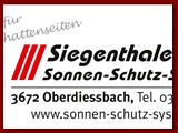 Siegenthaler Co, Sonnenschutz-Systeme, Oberdiessbach