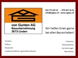 von Gunten AG, Bauunternehmnung, Linden